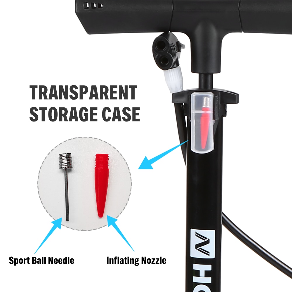 Насос для электросамоката и велосипеда с манометром NHonor